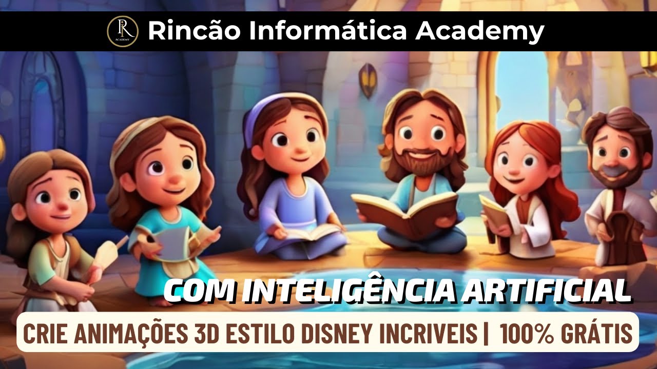 CREATE AMAZING DISNEY STYLE 3D ANIMATIONS | With FREE AI #Animação3DDisney