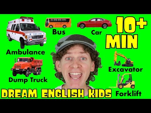Vehicles Spelling A-F and More | Dream English Kids
