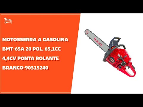 Motosserra a Gasolina BMT-65A 20 Pol. 65,1cc 4,4cv Ponta Rolante - Video