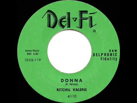 1959 HITS ARCHIVE: Donna - Ritchie Valens (a #1 record)