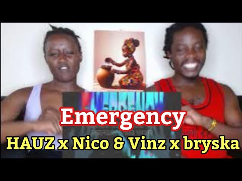 HAUZ x Nico & Vinz x bryska - Emergency (Official Lyric Video ) | REACTION
