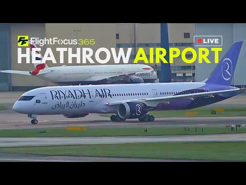 Heathrow Airport Live - CROSSWIND Thursday 19th Feb 2026