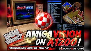 AmigaVision on Real Hardware?! Turning the Amiga 1200 into a Nostalgic Beast!