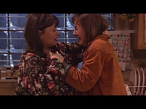 Roseanne 1993 - Rosanne Confronts Jackie About Domestic Violence