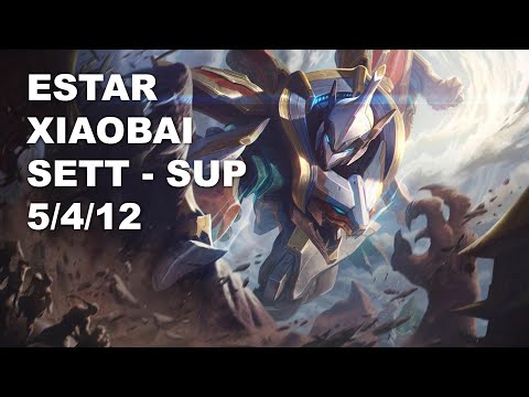 eStar Xiaobai Sup Sett vs Pyke - KR Challenger Patch 10.9