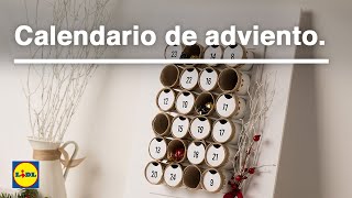 LIDL Cómo hacer un Calendario de Adviento 🗓🍫 | Manualidades Navideñas  anuncio