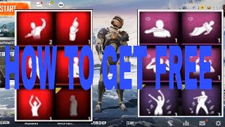 How To Unlock Emotes Free In Pubg