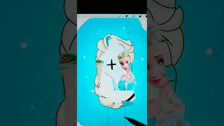 Bubble Tea Elsa #bulletin #elsa #frozen #frozen2 #art #disney #digitalart #artwork #shorts