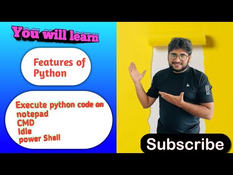 Run Python File Notepadcmd Powershell Idle Features Of Python