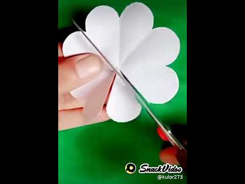 How to make craft paper flower art