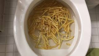 Will it Flush? - McDonalds French Fries