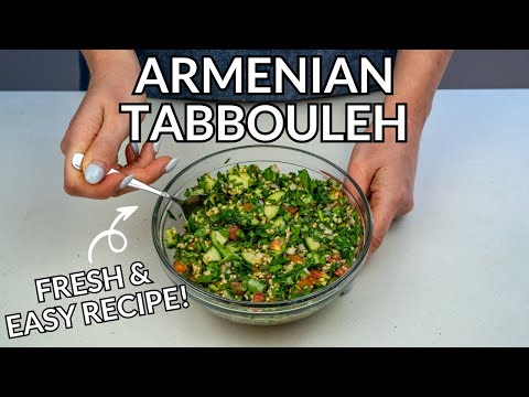 Armenian Tabbouleh Recipe: Parsley & Bulgur Salad