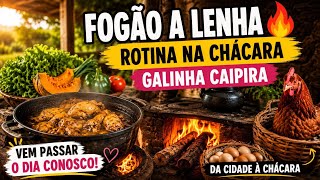 Vem Passar o Dia Conosco! 🏡 Fogão a Lenha, Galinha Caipira e a Paz da Chácara