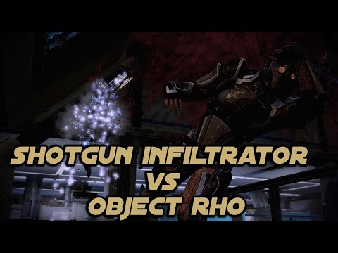 Shotgun Infiltrator vs Object Rho(No Health Damage) - Mass Effect 2 Legendary Edition(Insanity)