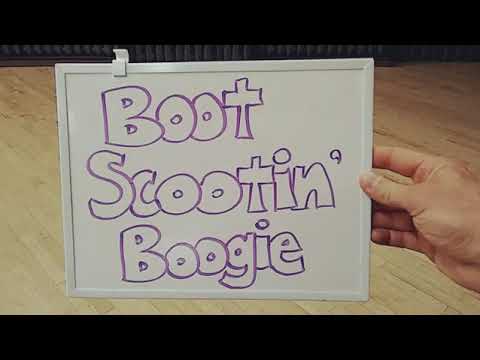 60sec Scoot: BOOT SCOOTIN' BOOGIE Line Dance