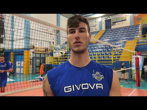 Luca Rossato (Opus Sabaudia) parla dopo la vittoria di Palmi e prima di Casarano