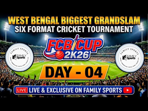 FCB CUP 2K26 || DAY-4 || FAMILY SPORTS || FAGUPUR CRICKET BOARD ||
