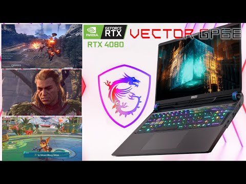 MSI Vector GP68 | RTX 4080 | 4k & 1440p - 5 Demanding Games Tested