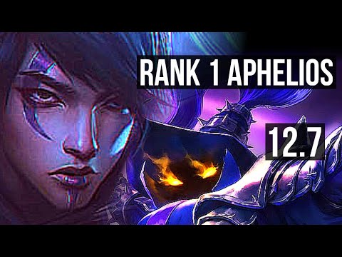 APHELIOS & Blitz vs VEIGAR & Alistar (ADC) | Rank 1 Aphelios, Rank 7 | EUW Challenger | 12.7