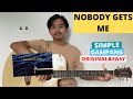 CHORD SIMPLE GAMPANG (Nobody Gets Me - SZA) (Tutorial Gitar) Chord Asli Easy!