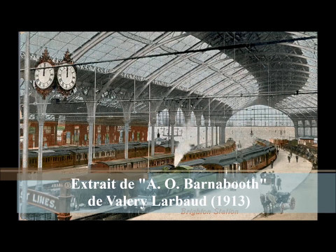 Extrait de A. O. Barnabooth de Valery Larbaud