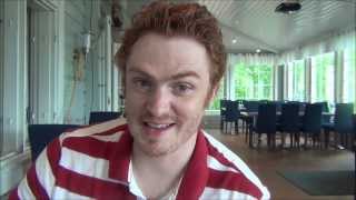 Eating Finnish Salmon, Pizza & Dessert at the Strandhotellet in Dalsbruk Taalintehdas, Finland