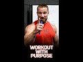 WORKOUT WITH PURPOSE, DONT GO THROUGH THE MOTIONS 💪 BODYBUILDING TIP | SETH FEROCE