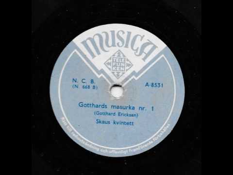 Skau's kvintett - Gotthard's Mazurka Nr. 1 - Musica A 8531 - 1946