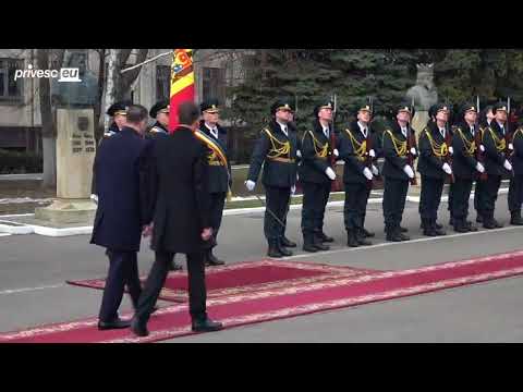 Ceremonia oficială de întâmpinare a Ministrului Apărării Naționale al României, ...