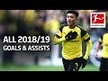 Jadon Sancho - All Goals and Assists 2018/19