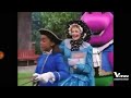 Barney The Kids And Mother Goose Singing Share Your Stuff In English And Spanish