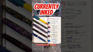 My February Currently Inked Pens #fountainpencommunity #currentlyinked