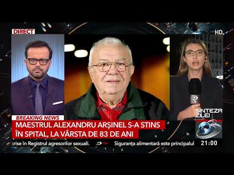 Ultimele informaţii despre cauza morţii actorului Alexandru Arşinel