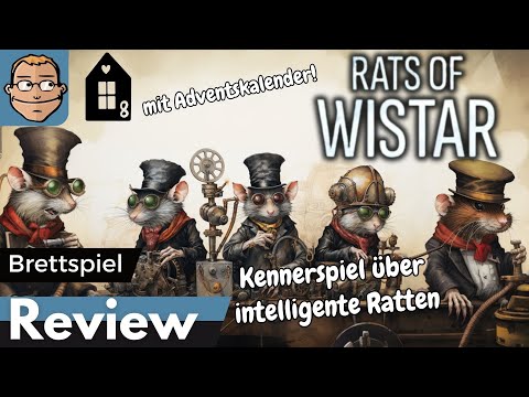 Rats of Wistar – Thematisches Workerplacement - Brettspiel – Review und Regelerklärung - Türchen 8