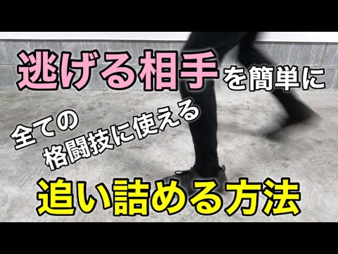 【脚の動かし方】動き回る相手を簡単に追い詰める方法亀仙人のボクシング講座　フットワーク