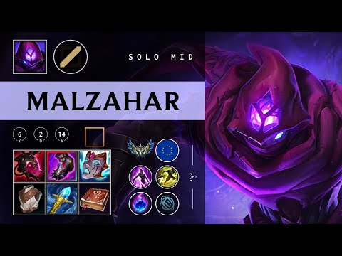 Malzahar Mid vs Tristana - EUW Challenger Patch 26.02