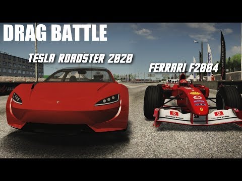 TESLA ROADSTER 2022 VS HYPERCARS (F1, CHIRON, REGERA & MORE) DRAG BATTLE | ASSETTO CORSA