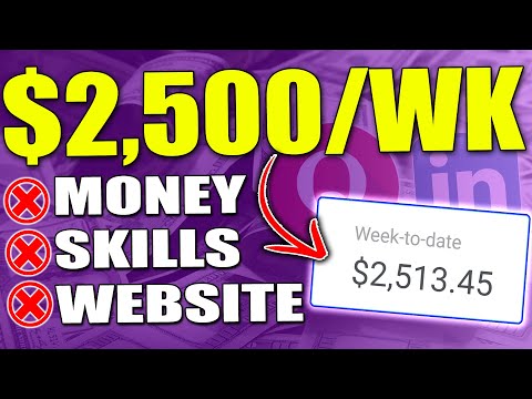 , title : 'How To Make $2,500 a Week With Affiliate Marketing - No Skills, Money, or Website Required!'
