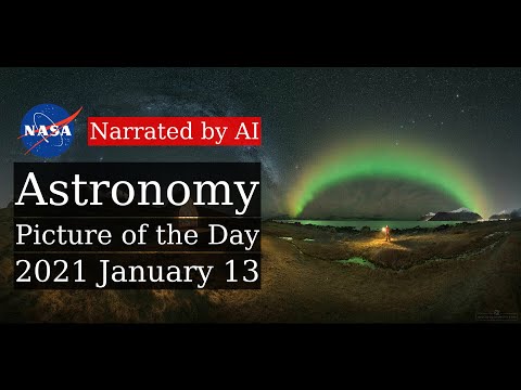 APOD: 2021-01-13 - Arches Across an Arctic Sky (Narrated by Salli)