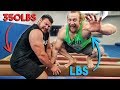 350lb Strongman Tries Gymnastics, muscle-ups?