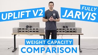Uplift v2 vs Fully Jarvis Standing Desk Weight Capacity Comp