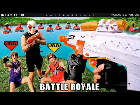 Last Team Standing in the WATER GUN | SPYRA BATTLE ROYALE wins! - Part 4
