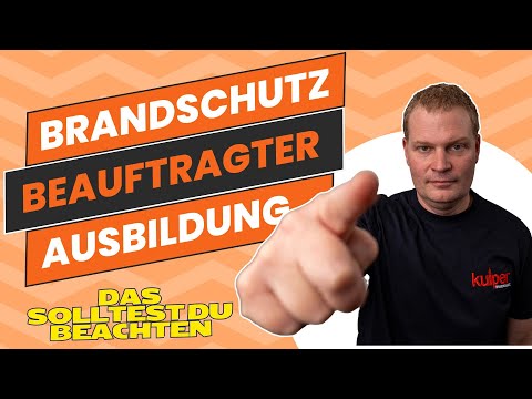 Ausbildung zum Brandschutzbeauftragter | Das solltest Du unbedingt beachten #Brandschutzdozenten