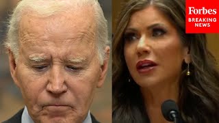 Kristi Noem To Dem Senator: 382 People On Terror Watch List Came Over Southern Border Under Biden