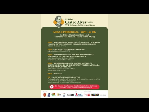 Curso Castro Alves 2025 - Mesa 3 Presencial