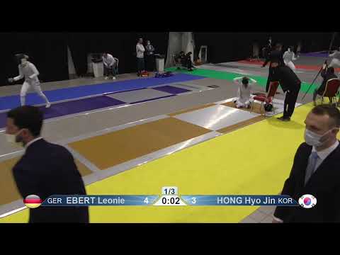 2022 125 T32 04 F F Individual Belgrade SRB WC YELLOW HONG KOR vs EBERT GER