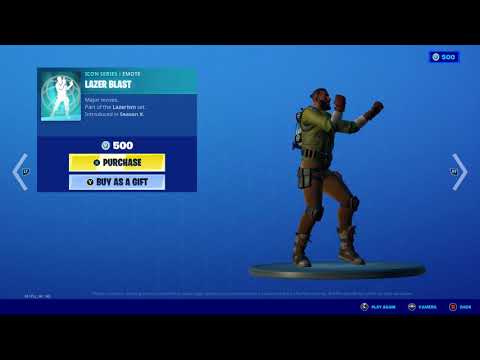 Fortnite Emote Lazer Blast