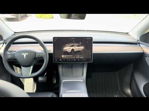 2022 Tesla Model Y Long Range AWD in White for sale at Abbotsford Hyundai in Abbotsford, BC
