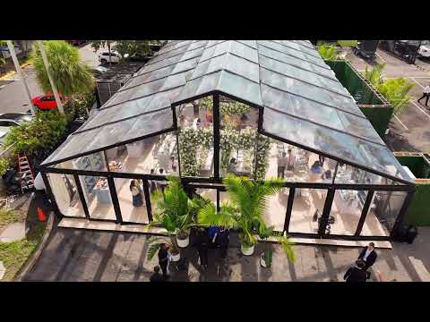 Luxury Wedding Tent | Cathedral Clear Top with Black Frame #tentrentals #tents