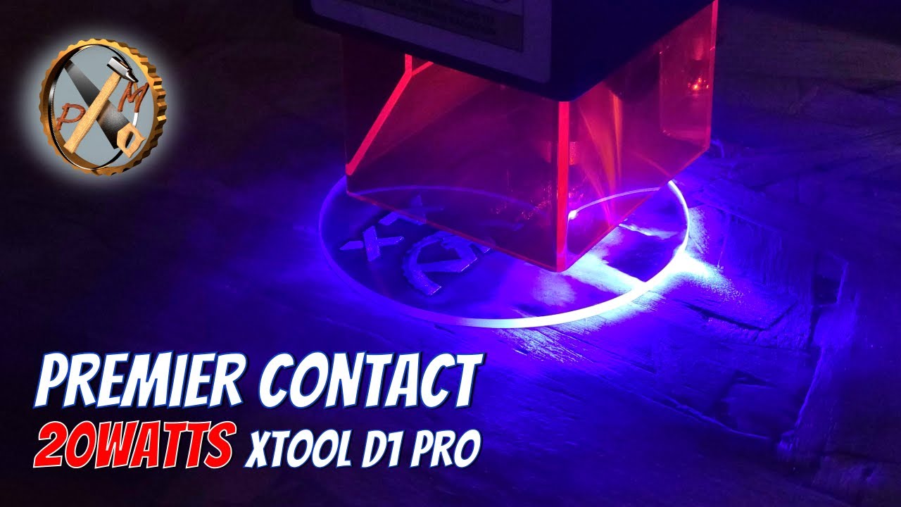 Laser 20W - La puissance, la vitesse, et plus encore! Test et prise en main XTOOL D1 PRO laser 455nm